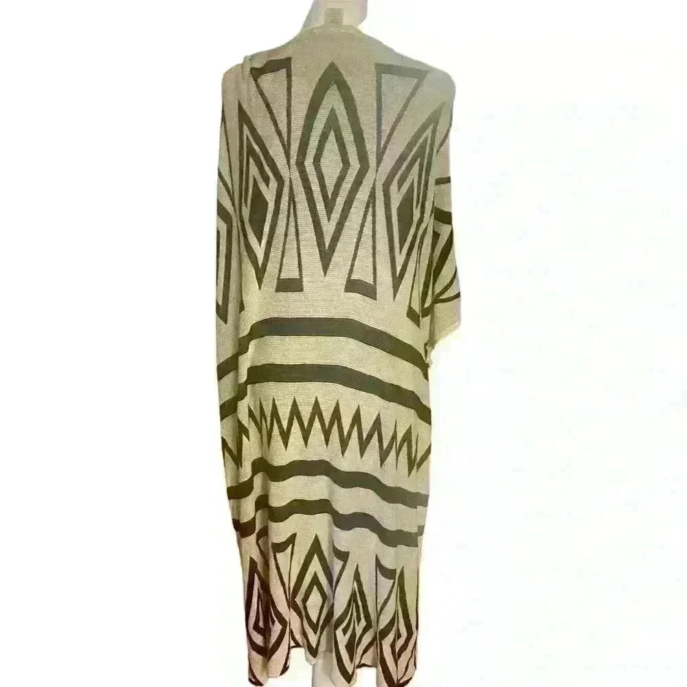 Gibson Latimer Long Cape Open Front Drape 100% Vi… - image 7